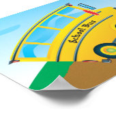 Willkommen zurück zum Banner der Schule Poster (Ecke)