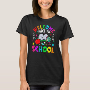 Willkommen zurück zum ersten Schultag der Mädchen T-Shirt