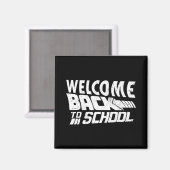 Willkommen zurück zum ersten Schultag Magnet (Vorderseite/Rückseite)