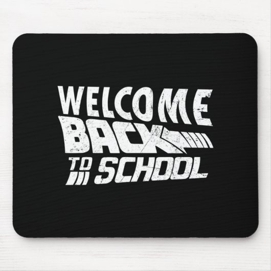 Willkommen zurück zum ersten Schultag Mousepad (Vorne)