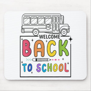 Willkommen zurück zum ersten Schultag Mousepad