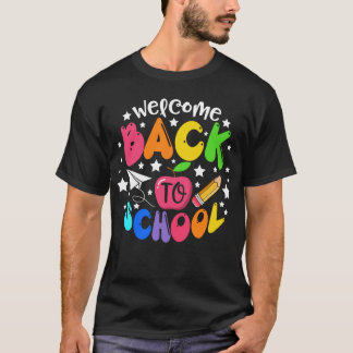 Willkommen zurück zum ersten Schultag T-Shirt