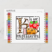 Willkommen zurück zum Foto des Lehrers Postkarte (Vorne/Hinten)