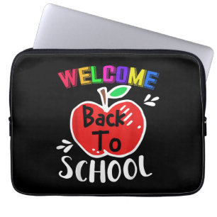 Willkommen zurück zum Schul-Shirt Lustige Lehrer S Laptopschutzhülle