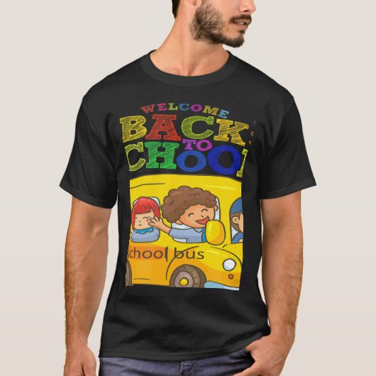 Willkommen zurück zum Schulbusfahrer Mens Boy T-Shirt (Vorderseite)