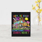 Willkommen zurück zum Schullehrer-Bus Karte (Gelbe Blume)