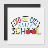 Willkommen zurück zum Schullehrerleben Magneteinladung (Vorne/Hinten)