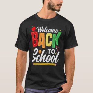 Willkommen zurück zum Schullehrertag Gra T-Shirt