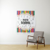 Willkommen zurück zum Shirt der Schule, dem ersten Wandteppich (Beispiel)