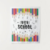 Willkommen zurück zum Shirt der Schule, dem ersten Wandteppich (Vorderseite)