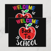 Willkommen zurück zum Shirt Funny Teachers Study Save The Date (Vorne/Hinten)