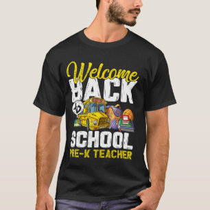 Willkommen zurück zum Team-Team der Pre-K-Lehrerin T-Shirt