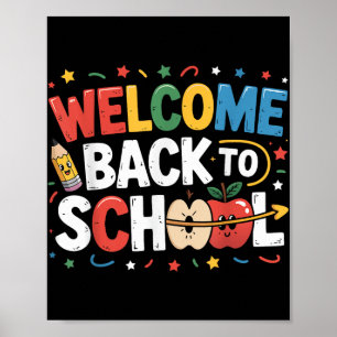 Willkommen zurück zur Lehrerausbildung Kinder B Poster