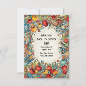 Willkommen zurück zur Party Einladung der Schule (Vorderseite)