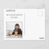 Willkommen zurück zur Postkarte für das Foto der S (Rückseite)