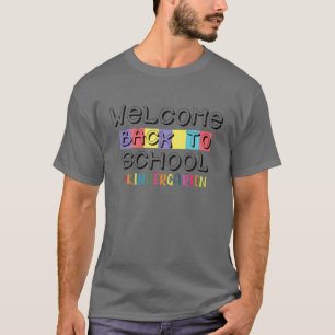 Willkommen zurück zur Schule 2021 erster Schultag T-Shirt