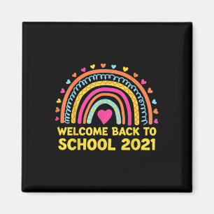 Willkommen zurück zur Schule 2021. Funny Lehrers S Magnet