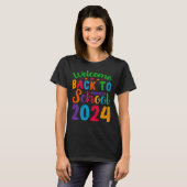 Willkommen zurück zur Schule 2024 T-Shirt (Vorne ganz)