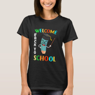 Willkommen zurück zur Schule 2025 Erster Schultag T-Shirt