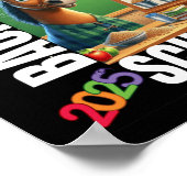 Willkommen zurück zur Schule 2025 Poster (Ecke)