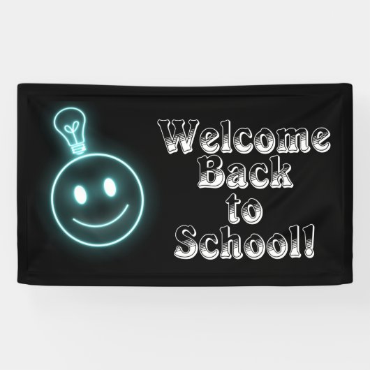 Willkommen zurück zur Schule Banner (Horizontal)