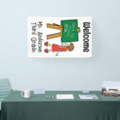 Willkommen zurück zur Schule Banner (Messe)