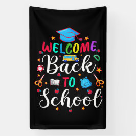 Willkommen zurück zur Schule Banner