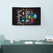 Willkommen zurück zur Schule Banner (Messe)