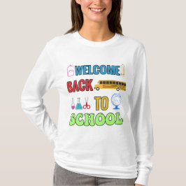 Willkommen zurück zur Schule | Bestes Geschenk für T-Shirt