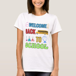 Willkommen zurück zur Schule | Bestes Geschenk für T-Shirt