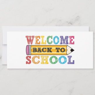 Willkommen zurück zur Schule - Bleistift-Illustrat