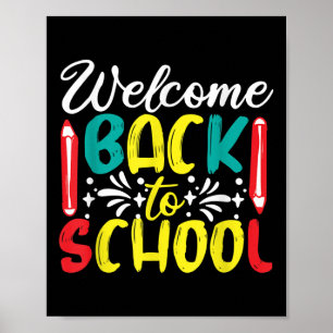 Willkommen zurück zur Schule - erster Schultag 202 Poster
