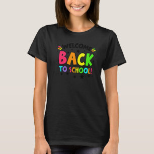 Willkommen Zurück Zur Schule Erster Schultag Lehre T-Shirt