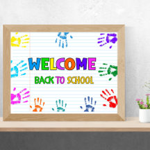 Willkommen zurück zur Schule Erster Schultag