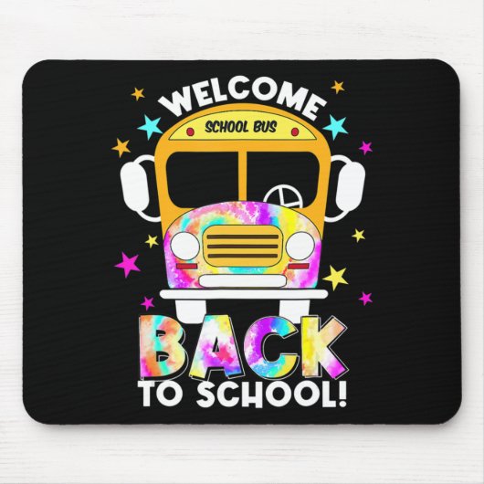 Willkommen zurück zur Schule für Busfahrer Mousepad (Vorne)