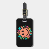 Willkommen zurück zur Schule Gepäckanhänger (Vorderseite vertikal)