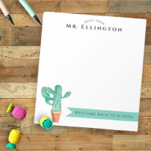 Willkommen zurück zur Schule gepflasterte Kakteen 