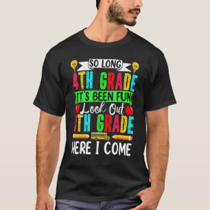 Willkommen zurück zur Schule Hallo Fünfte Klasse A T-Shirt
