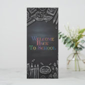 Willkommen zurück zur Schule - Neues Schuljahr (Stehend Vorderseite)