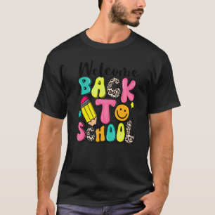 Willkommen zurück zur Schule Niedlich lächelnd Gef T-Shirt