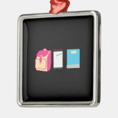 Willkommen zurück zur Schule Ornament Aus Metall (Links)