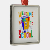 Willkommen zurück zur Schule Ornament Aus Metall (Rechts)