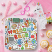 Willkommen zurück zur Schule Pappteller (Party)