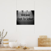 Willkommen zurück zur Schule! Plakatwerbung Poster (Küche)