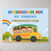 Willkommen zurück zur Schule Poster (Vorne)