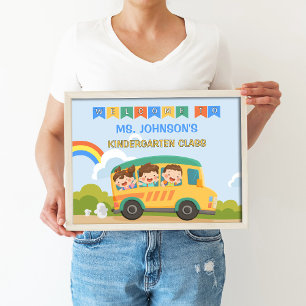 Willkommen zurück zur Schule Poster