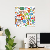 Willkommen zurück zur Schule Poster (Heimbüro)