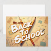 Willkommen zurück zur Schule - Stilkunstdesign (Vorne/Hinten)