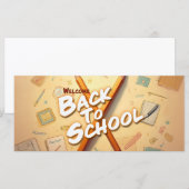 Willkommen zurück zur Schule - Stilkunstdesign (Vorne/Hinten)
