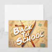 Willkommen zurück zur Schule - Stilkunstdesign (Vorne/Hinten)